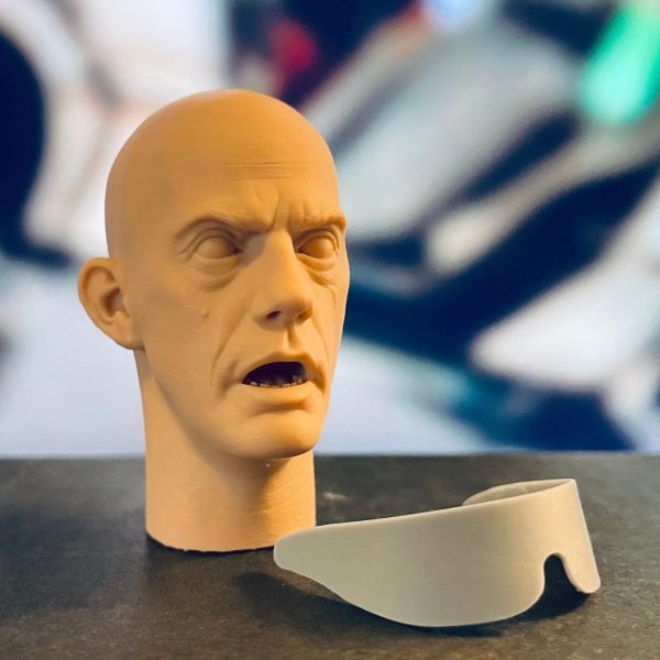 BTTF 2 Great Scott Doc with Glasses 1 6 - Bald Hot on Sale