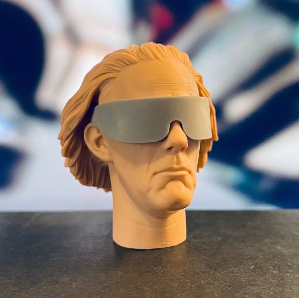 BTTF 2 Poster Doc with Glasses 1 6 - Sculpted Hair Hot on Sale