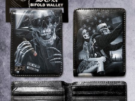 MENS ROD WALLET - BAD TO THE BONE Discount