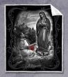 Sherpa LA VIRGENCITA - 50  x 60  Throw Blanket Cheap