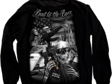 ROD MEN S Zip Hoodie - BAD TO THE BONE Discount