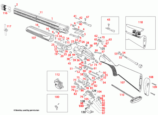 BERETTA SHOTGUN PARTS-77-HAMMER SPRING,DT10 C59154 Online now