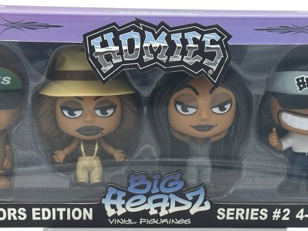 HOMIES™ - BIG HEADZ  4-Pack Figure Set SERIES #2 Sale