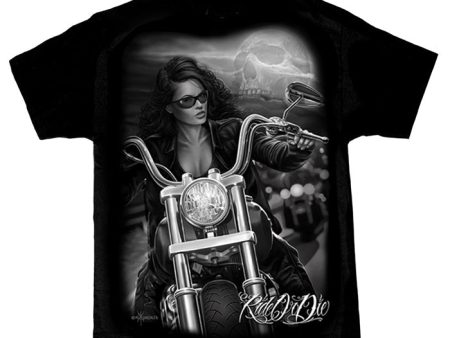 BACKPRINTED - ROD - Ladyrider Men s Tee For Sale