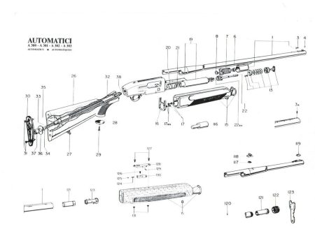 BERETTA PART | 303-47 |  OPERATING ROD 12GA - C70050 Cheap