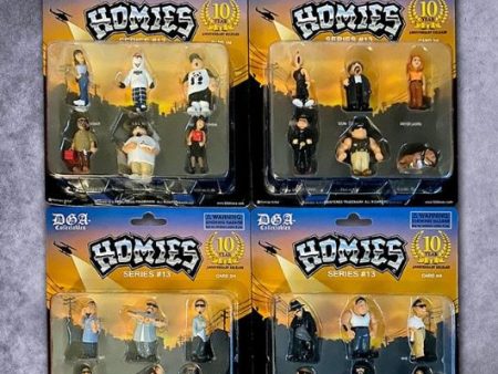 HOMIES SERIES 13 - BLISTER CARDS SET OF 4  (24 Figures Total) Supply