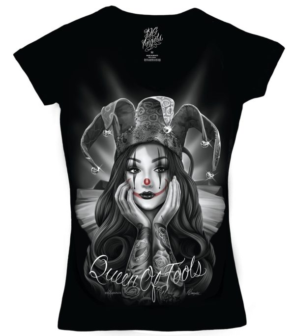 Queen Of fools  V-Neck For Cheap