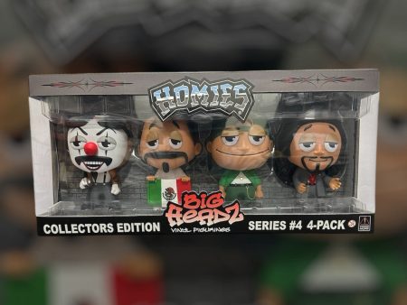 HOMIES™ - BIG HEADZ  4-Pack Figure Set - Series #4 Hot on Sale