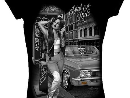 DIAL A RIDE V-Neck For Discount