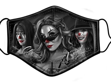 DGA Protective Mask - Clownin Around -  W filter For Sale