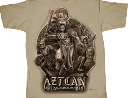 (Khaki) AZTLAN -  Men s Tee Online