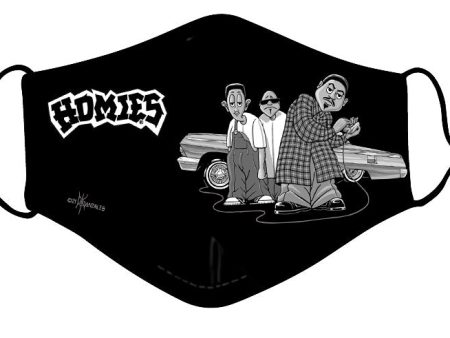 DGA Protective Mask - HOMIES - GRUMPY TRIO - W Filter Online Hot Sale