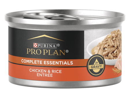 Purina Pro Plan Complete Essentials Adult Chicken & Rice Canned Cat Food Online now