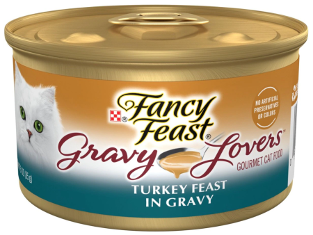 Fancy Feast Gravy Lovers Turkey Feast in Gravy Canned Cat Food Online Sale