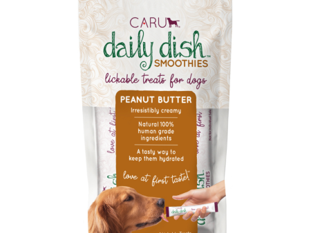 Caru Daily Dish Smoothie Peanut Butter Lickable Treat for Dogs on Sale