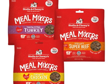 Stella s Super Beef, Chewy s Chicken & Tantalizing Turkey Meal Mixers Variety Pack Hot on Sale