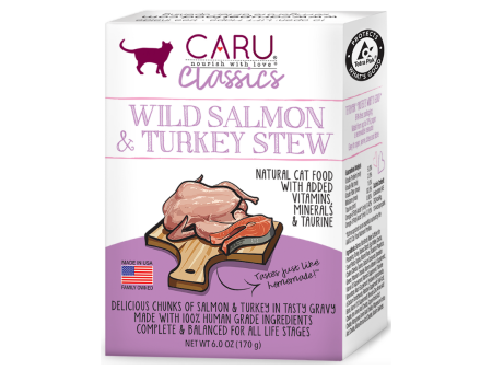 Caru Classics Wild Salmon & Turkey Stew for Cats For Sale