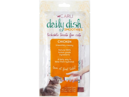 Caru Daily Dish Smoothie Chicken Lickable Treat for Cats on Sale