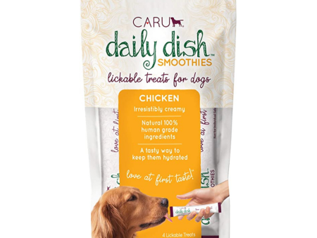 Caru Daily Dish Smoothie Chicken Lickable Treat for Dogs For Cheap