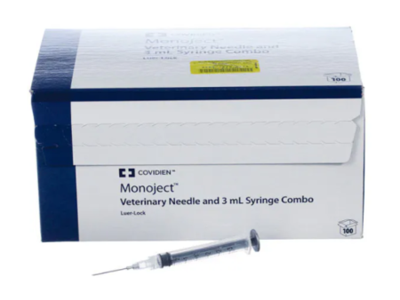 Monoject 3cc Syringe w  22g x 1  Needle Discount