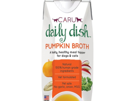 Caru Daily Dish Pumpkin Broth for Dogs & Cats For Discount