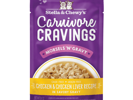 Carnivore Cravings Morsels N Gravy Chicken & Chicken Liver Recipe For Cheap