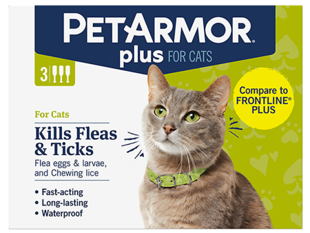 PetArmor® Plus Flea & Tick Cat Topical Online Hot Sale