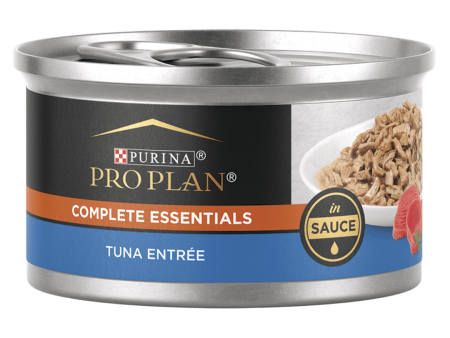 Purina Pro Plan Complete Essentials Adult Tuna Entree in Sauce Canned Cat Food For Sale