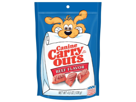 Canine Carry Outs Beef Flavor Chewy Dog Treats Supply