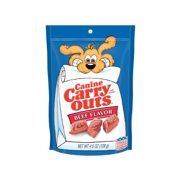 Canine Carry Outs Beef Flavor Chewy Dog Treats Supply