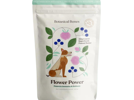 Botanical Bones Flower Power Dog Treats Hot on Sale