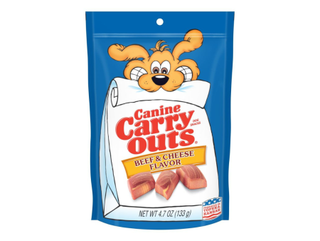 Canine Carry Outs Beef & Cheese Flavor Chewy Dog Treats For Sale