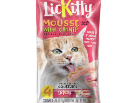 Against the Grain LicKitty Mousse Chicken with Catnip Treat for Cats Sale